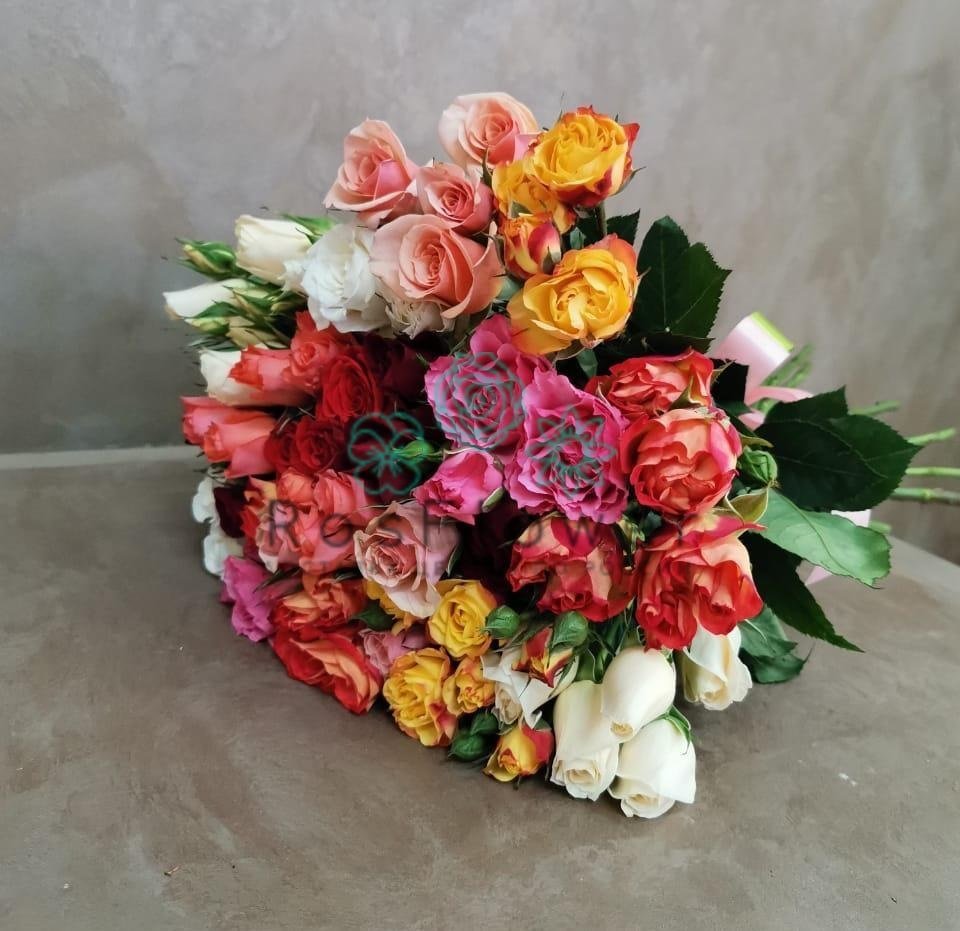 Букет цветов из: Розы в Никольское Ленинградская область