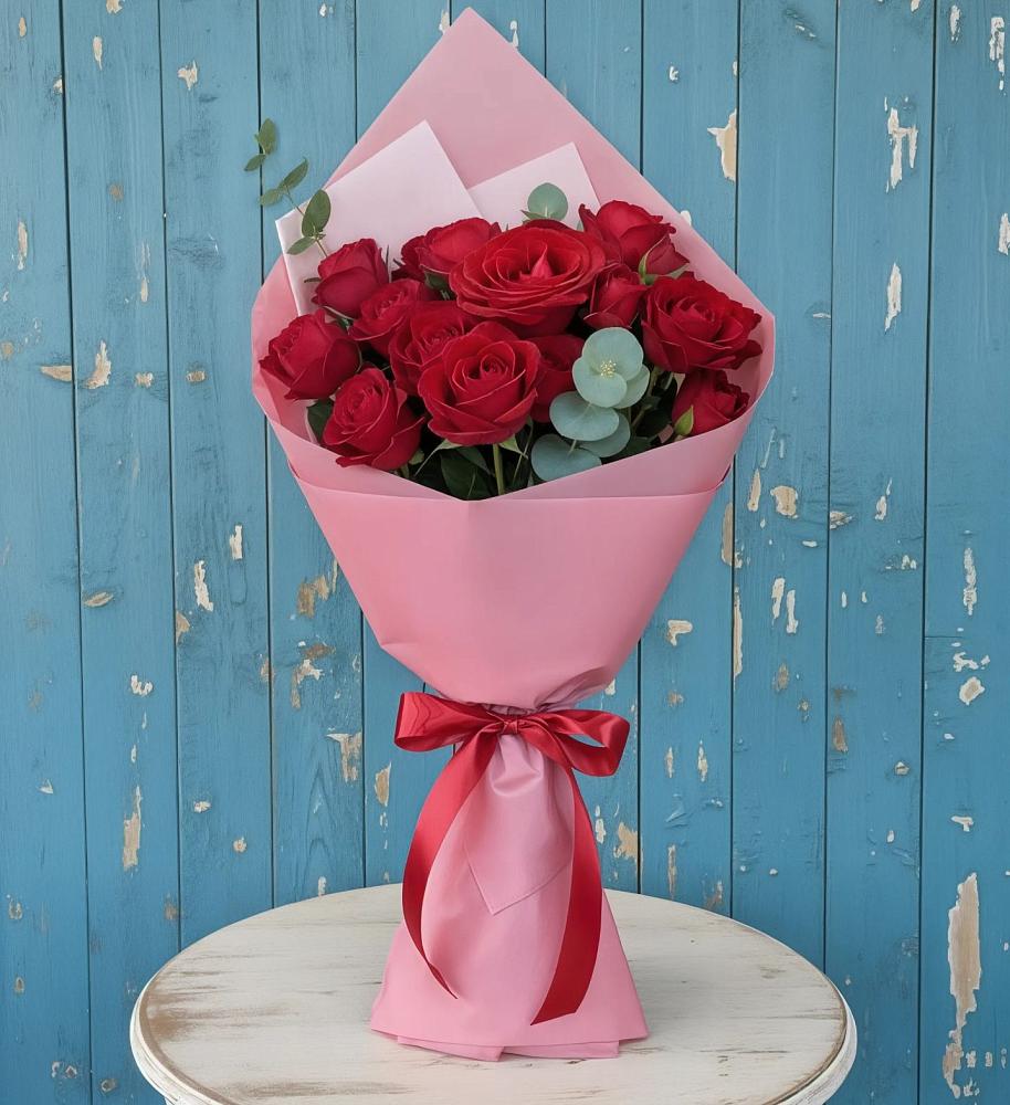 Букет цветов из: Розы в Никольское Ленинградская область