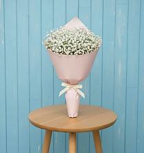 Букет цветов из:  Гипсофила в Никольское Ленинградская область