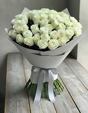 Букет 35 Белых роз #REPLACE_PRED# Никольское Ленинградская область