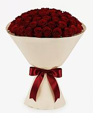Букет 101 Бордовая роза Блэк Бакарра в Никольское Ленинградская область