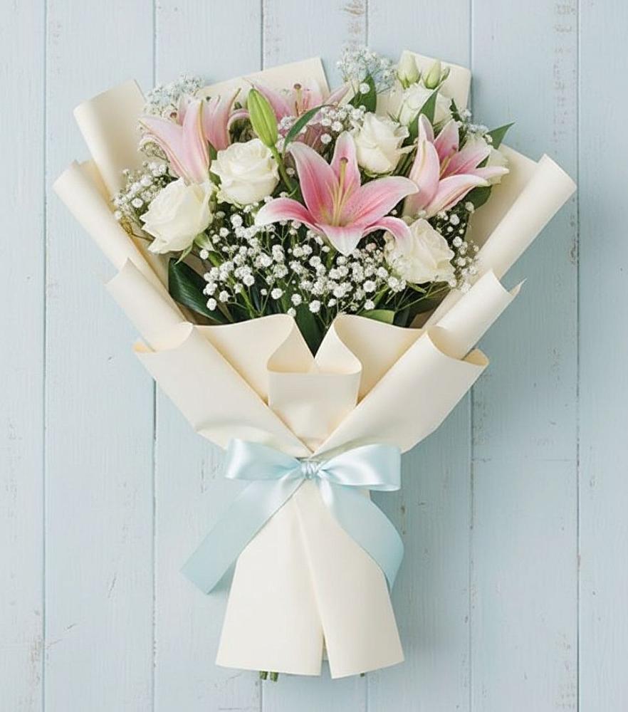 Букет цветов из: Лилии в Никольское Ленинградская область