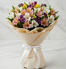 Букет цветов из:  Альстромерии в Никольское Ленинградская область