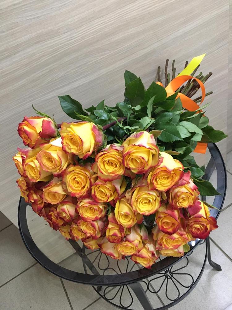 Букет Желтые розы в Никольское Ленинградская область