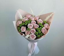 Букет цветов из:  Розы и Хризантемы в Никольское Ленинградская область