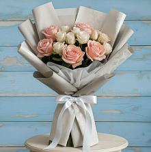 Букет цветов из:  Розы в Никольское Ленинградская область
