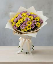 Букет цветов из:  Хризантемы в Никольское Ленинградская область
