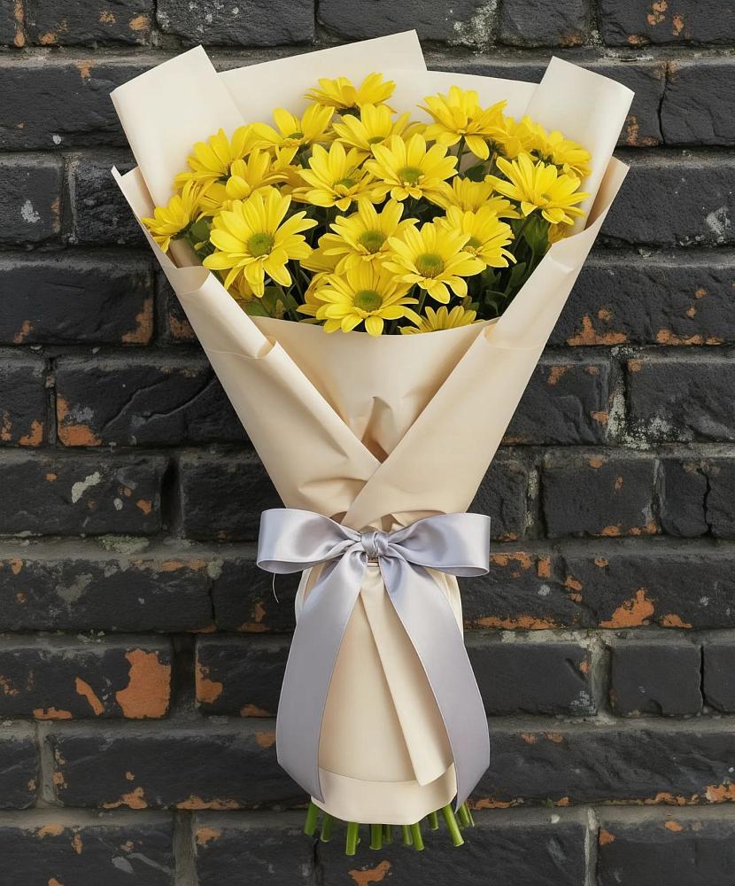 Букет цветов из: Хризантемы в Никольское Ленинградская область