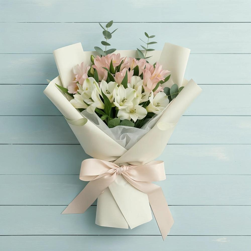 Букет цветов из: Альстромерии в Никольское Ленинградская область