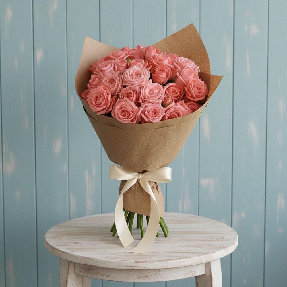 Букет цветов из: Розы в Никольское Ленинградская область