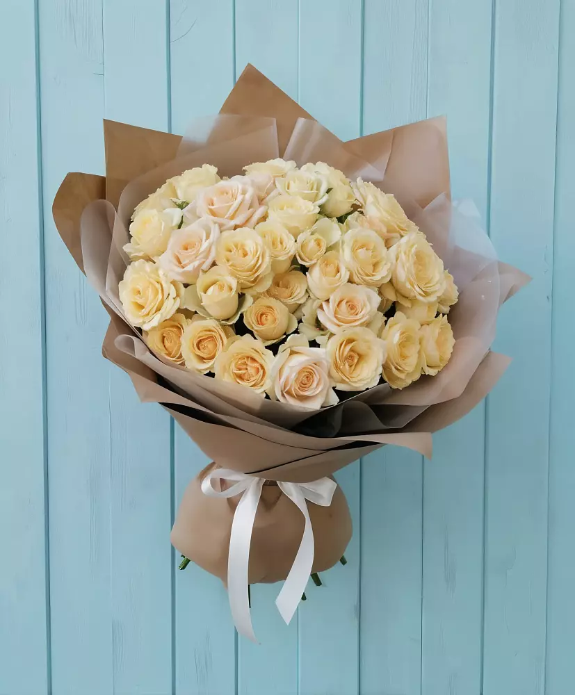 Букет Кремовое облако в Никольское Ленинградская область