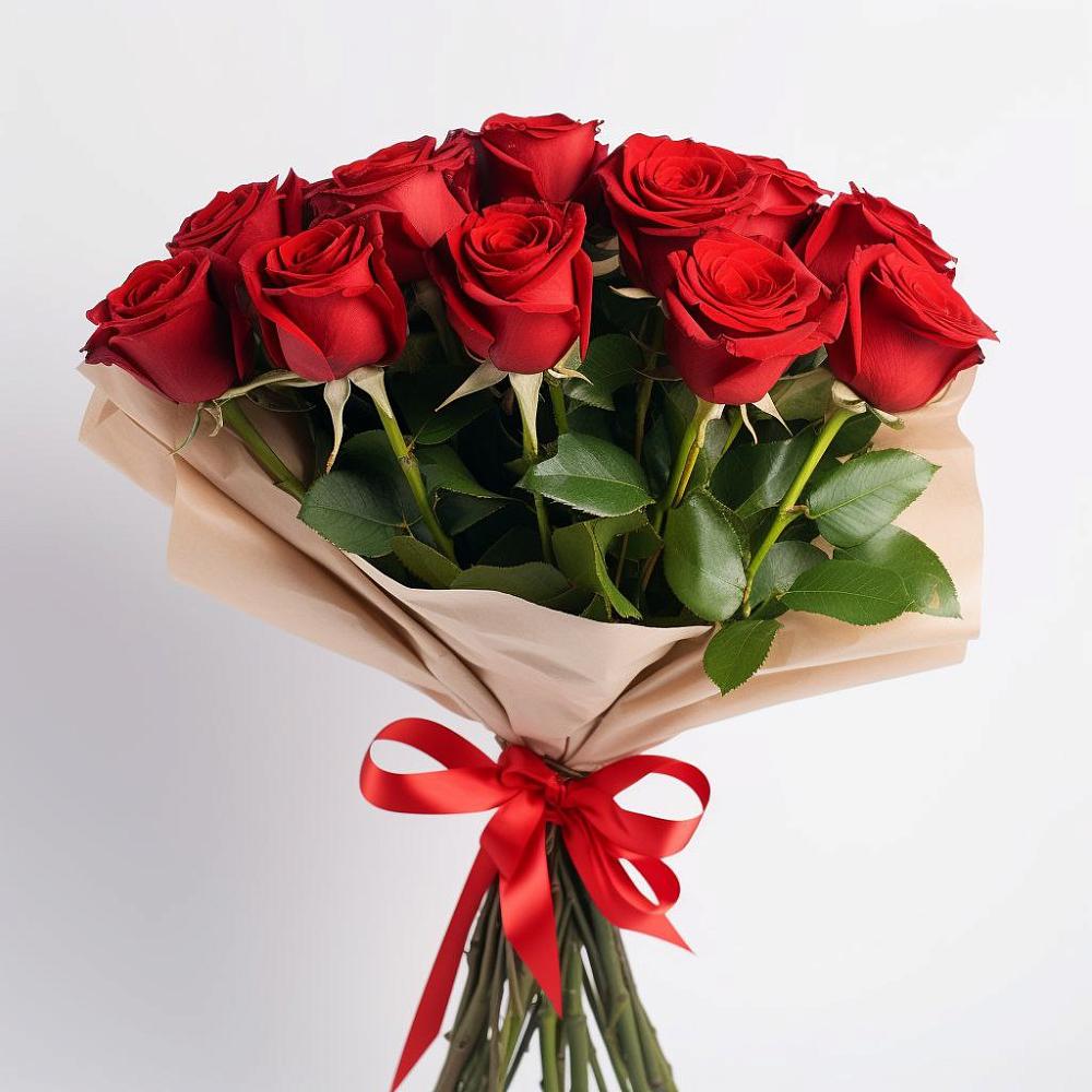 Букет 11 Красных роз Эдлесс Лав в Никольское Ленинградская область